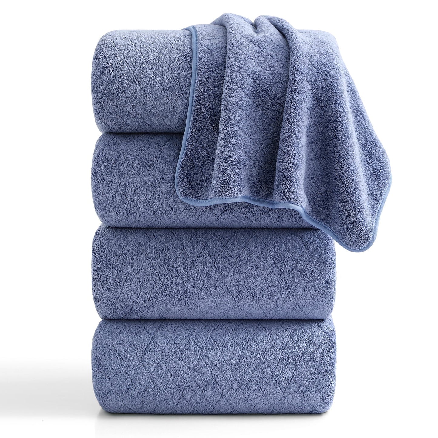 Beartech 4 Pack Microfiber Bath Towels Set