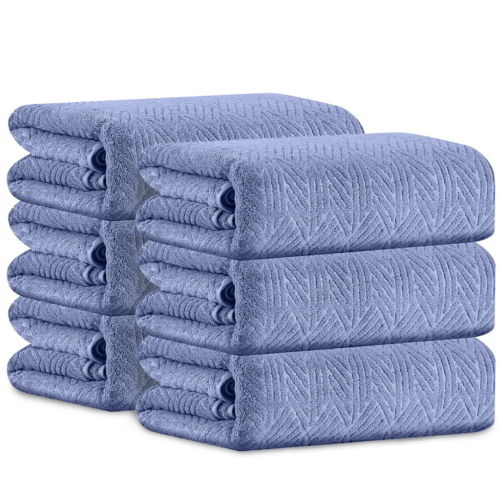 Kebury 6 Pack Bath Towels Set, 27"x55" Bath Sheets Towels Set For Adults, Mid-size Bathroom Towel Ultra Soft Microfiber Quick Dry Highly Absorbent Shower Towel Spa Hotel Use