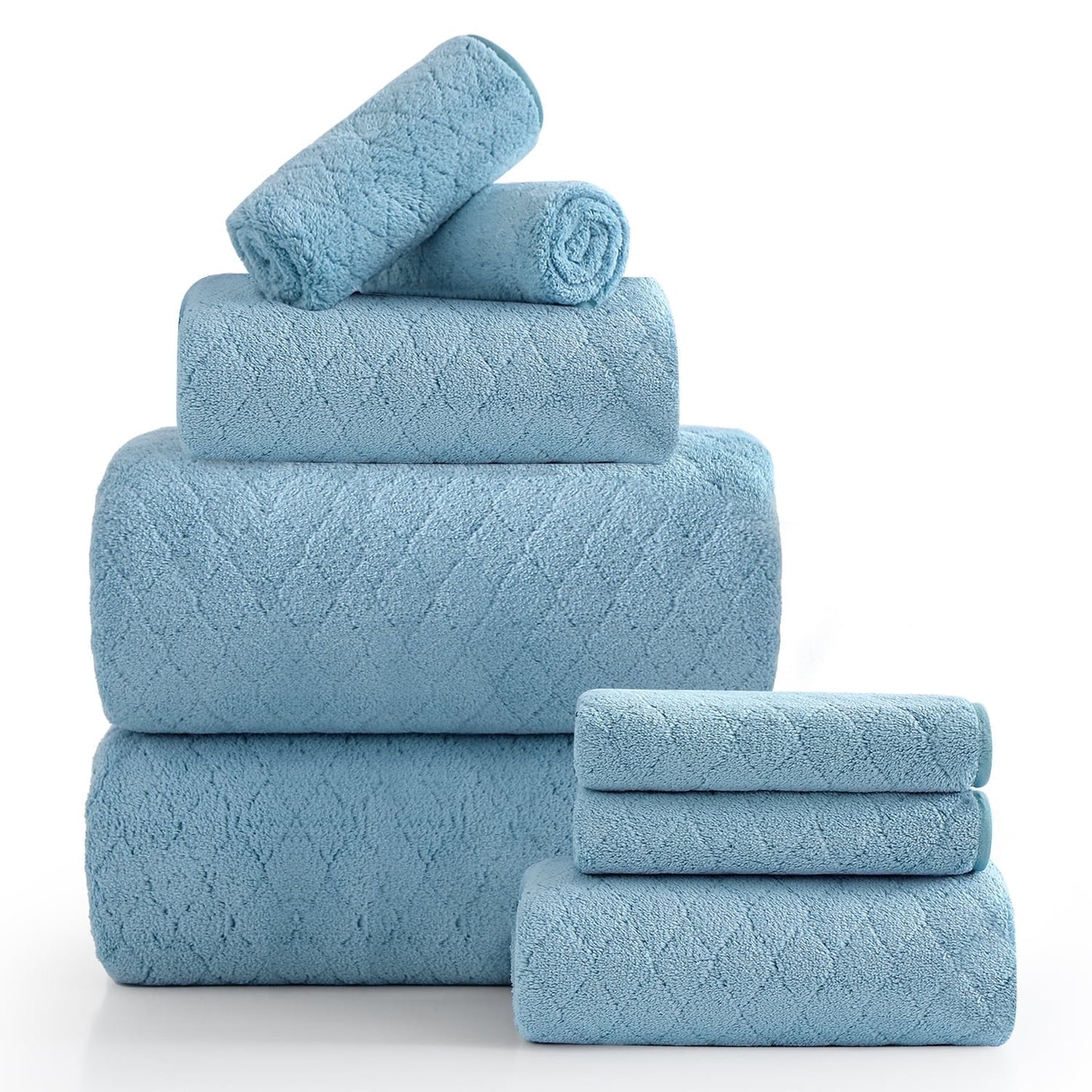 Beartech 8 Piece Bath Towel Set