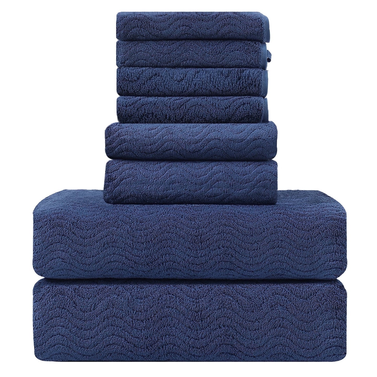 Beartech 8 Piece Microfiber Bath Towel Set