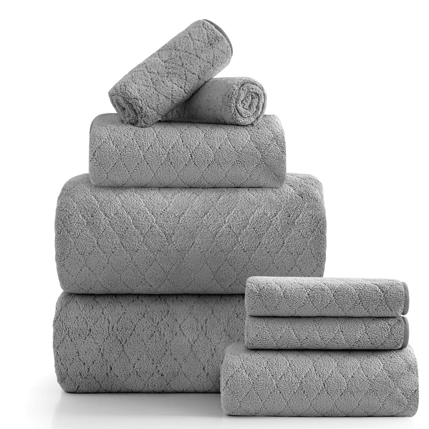 Beartech 8 Piece Bath Towel Set