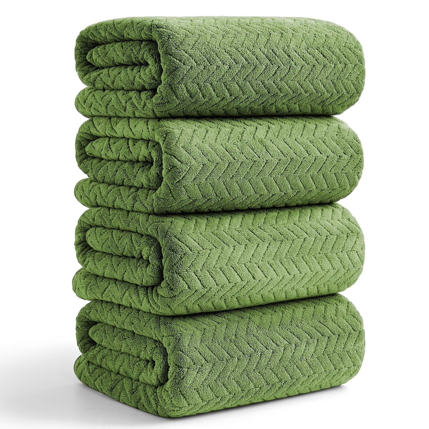 Beartech 4 Piece Microfiber Bath Towel Set