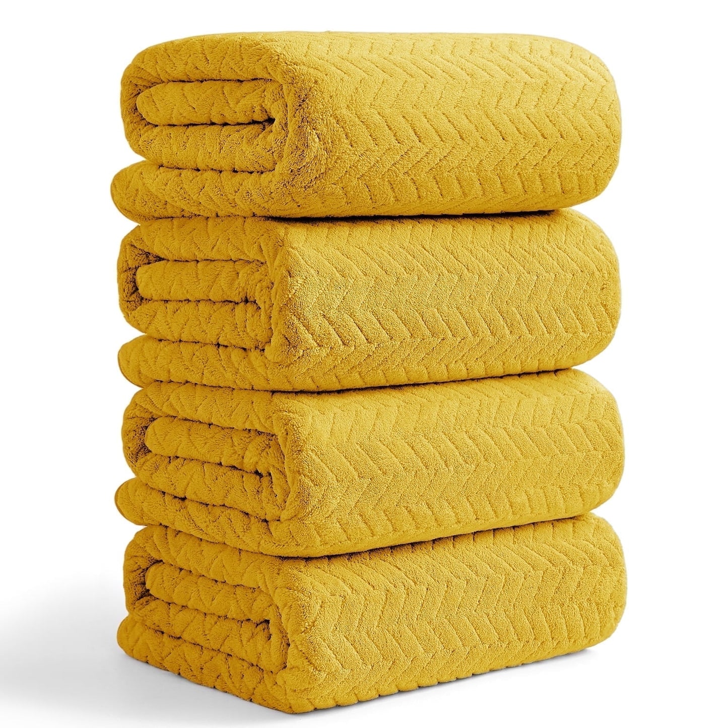 Beartech 4 Piece Microfiber Bath Towel Set