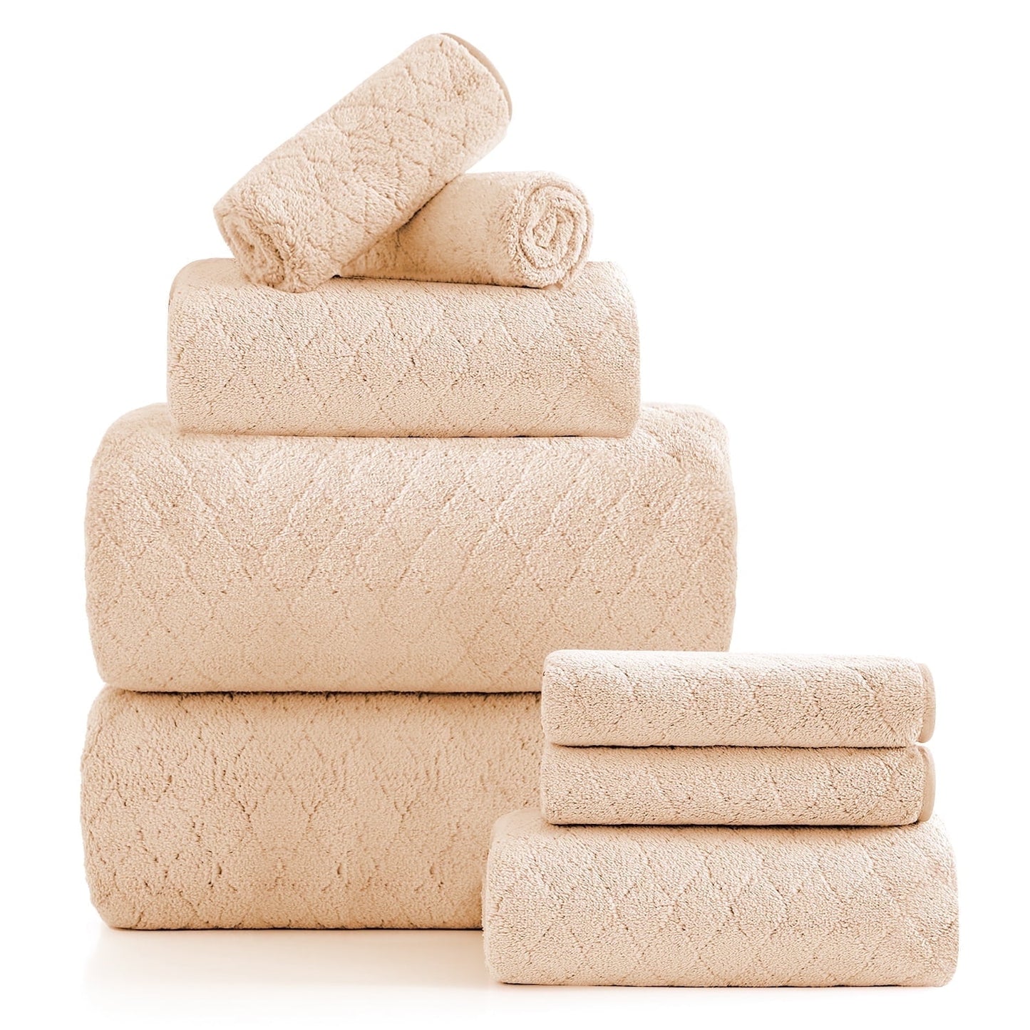 Beartech 8 Piece Bath Towel Set