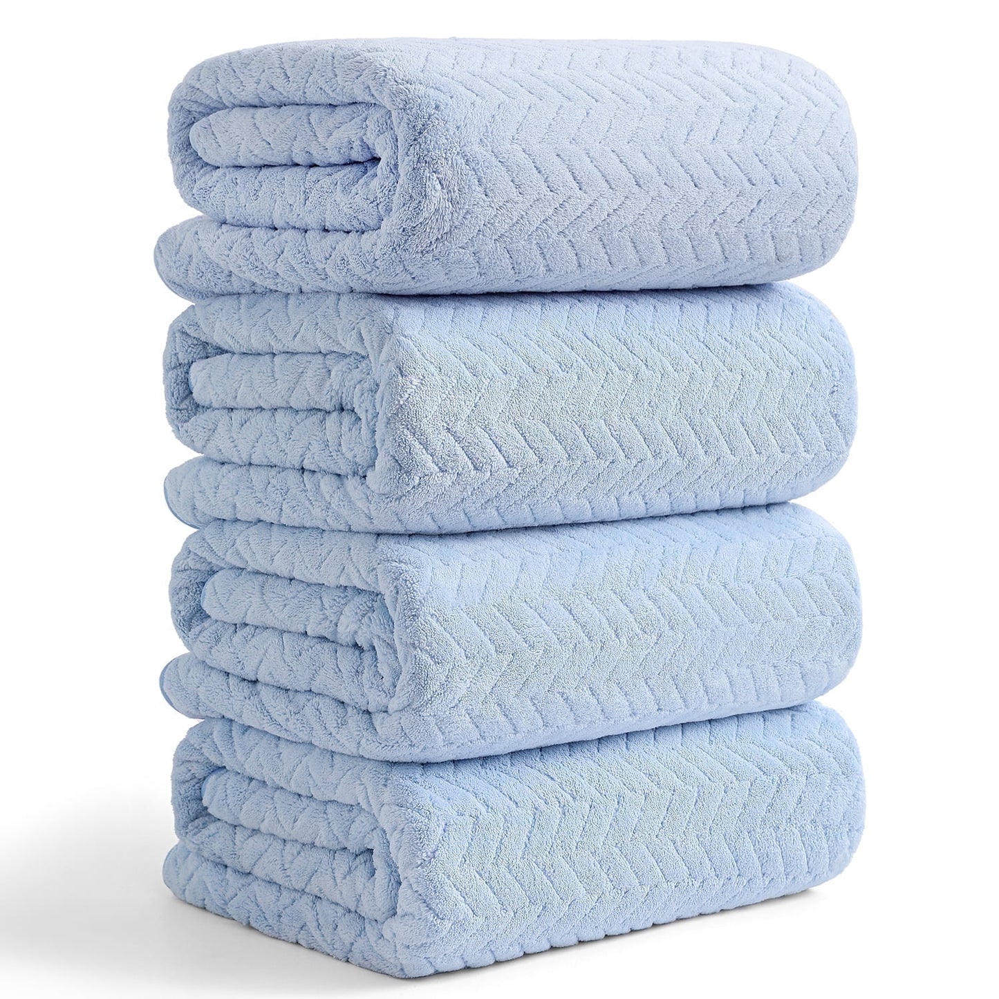 Beartech 4 Piece Microfiber Bath Towel Set