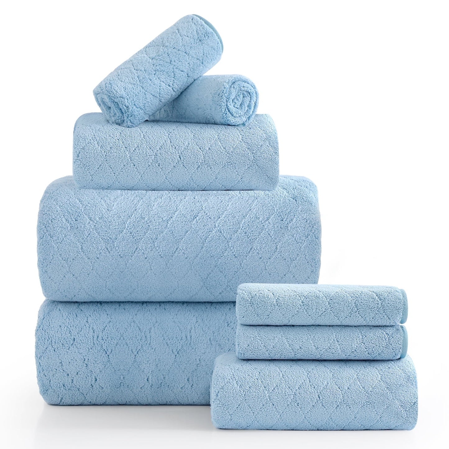 Beartech 8 Piece Bath Towel Set
