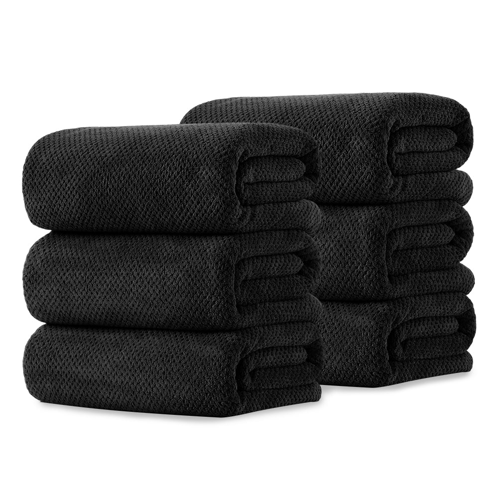 Kebury 6 Pack Bath Towels Set, 27"x55" Bath Sheets Towels Set For Adults, Mid-size Bathroom Towel Ultra Soft Microfiber Quick Dry Highly Absorbent Shower Towel Spa Hotel Use