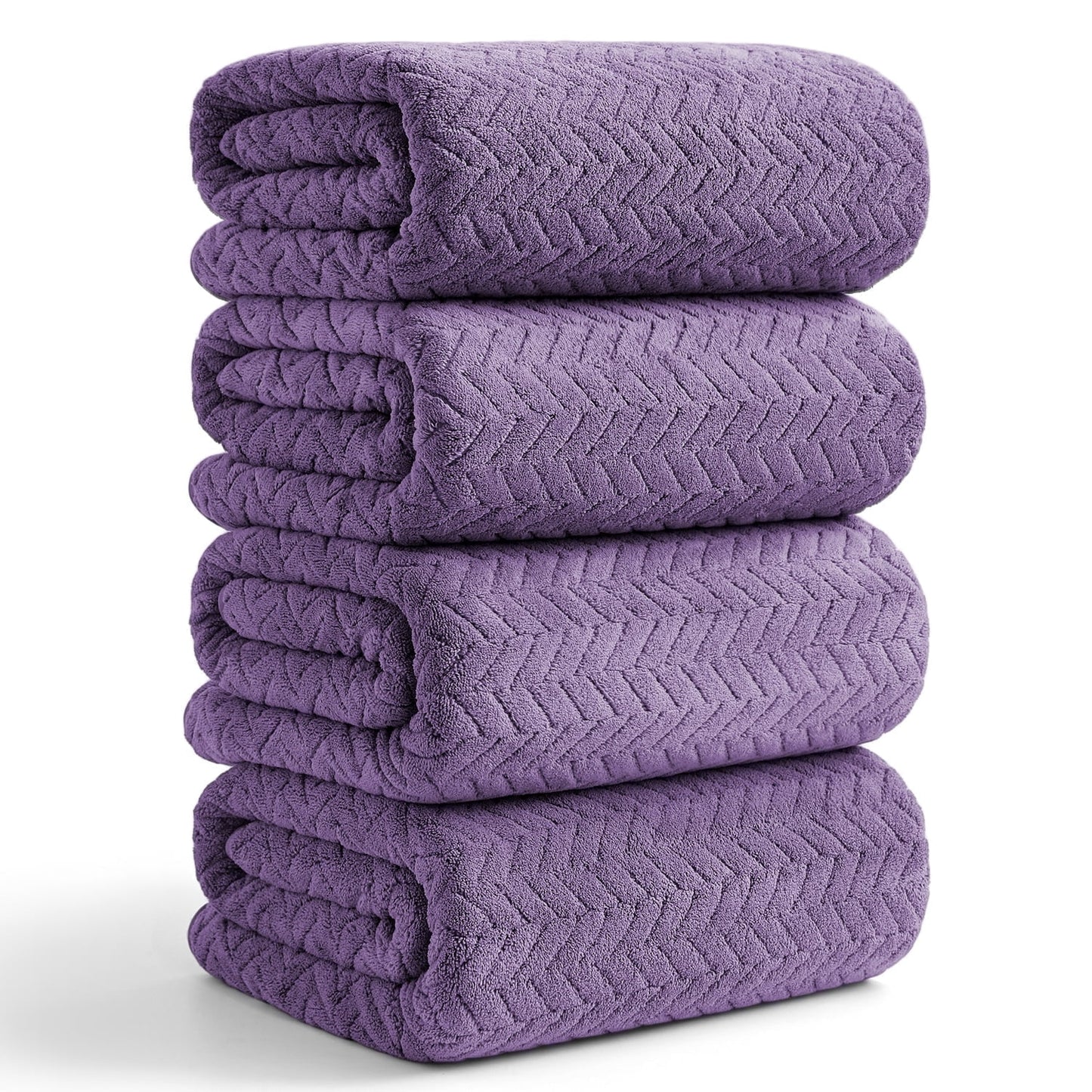 Beartech 4 Piece Microfiber Bath Towel Set