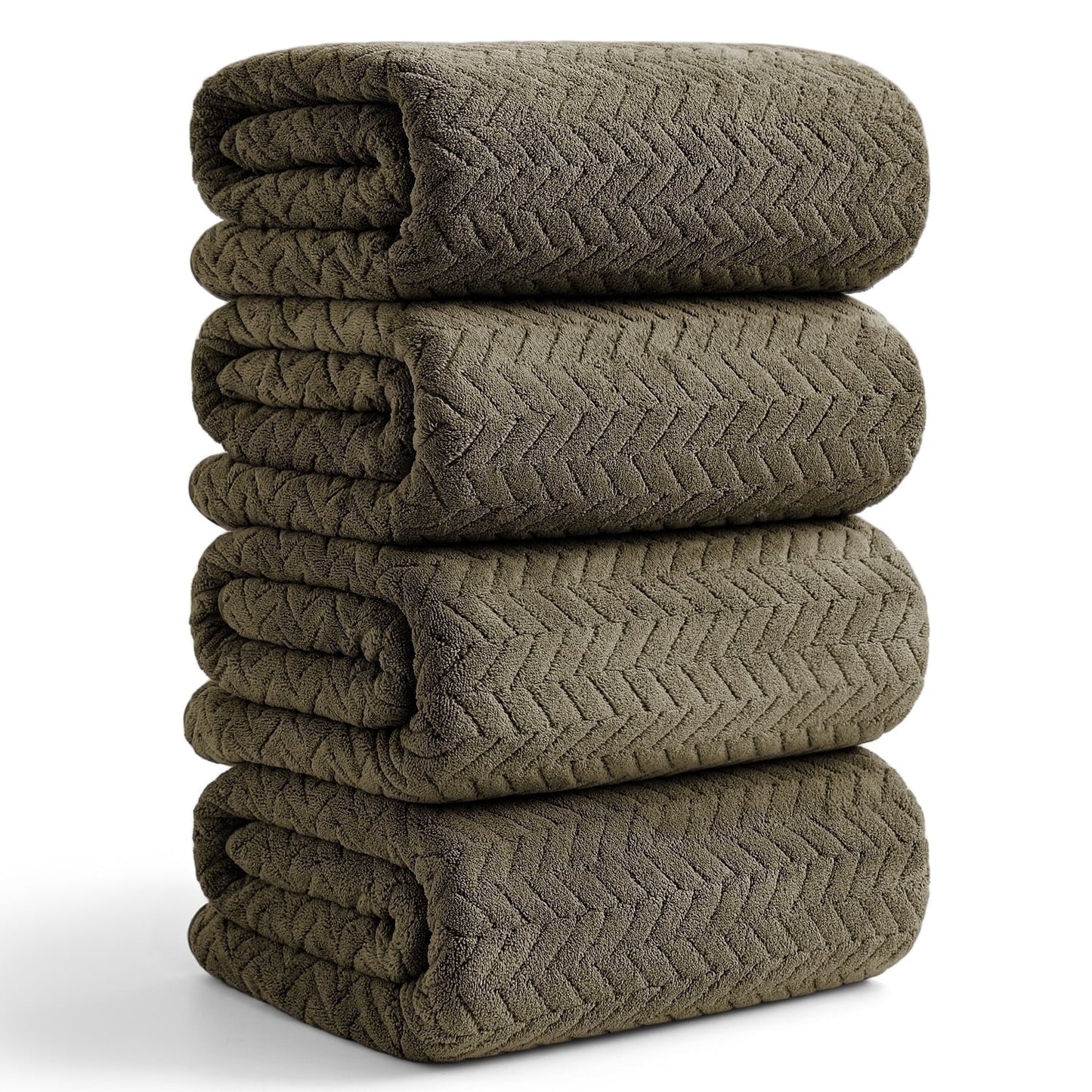 Beartech 4 Piece Microfiber Bath Towel Set