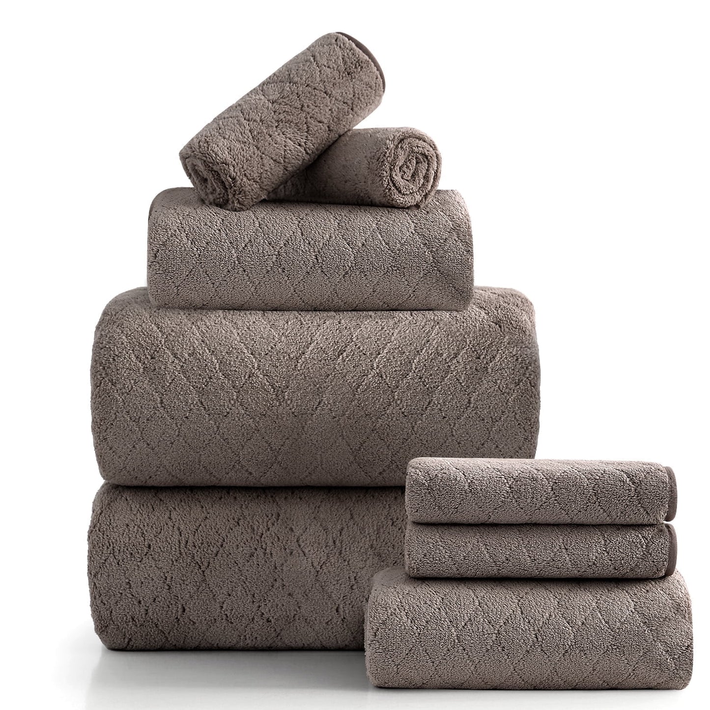 Beartech 8 Piece Bath Towel Set