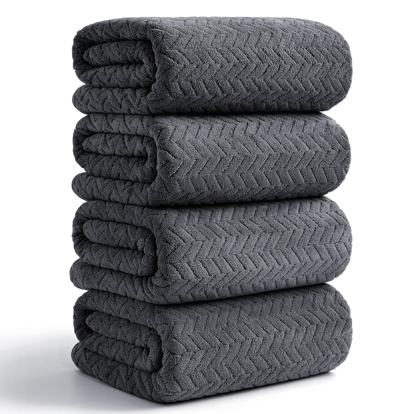 Beartech 4 Piece Microfiber Bath Towel Set