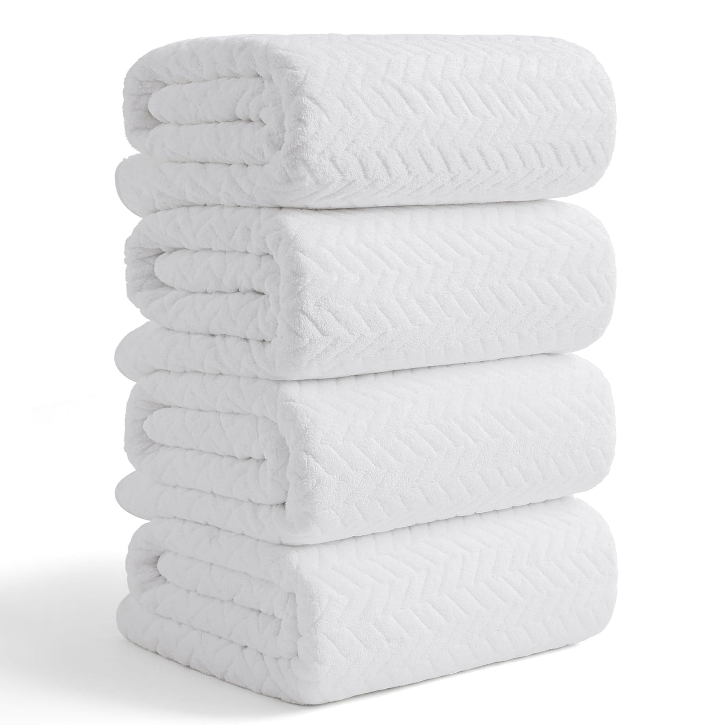 Beartech 4 Piece Microfiber Bath Towel Set