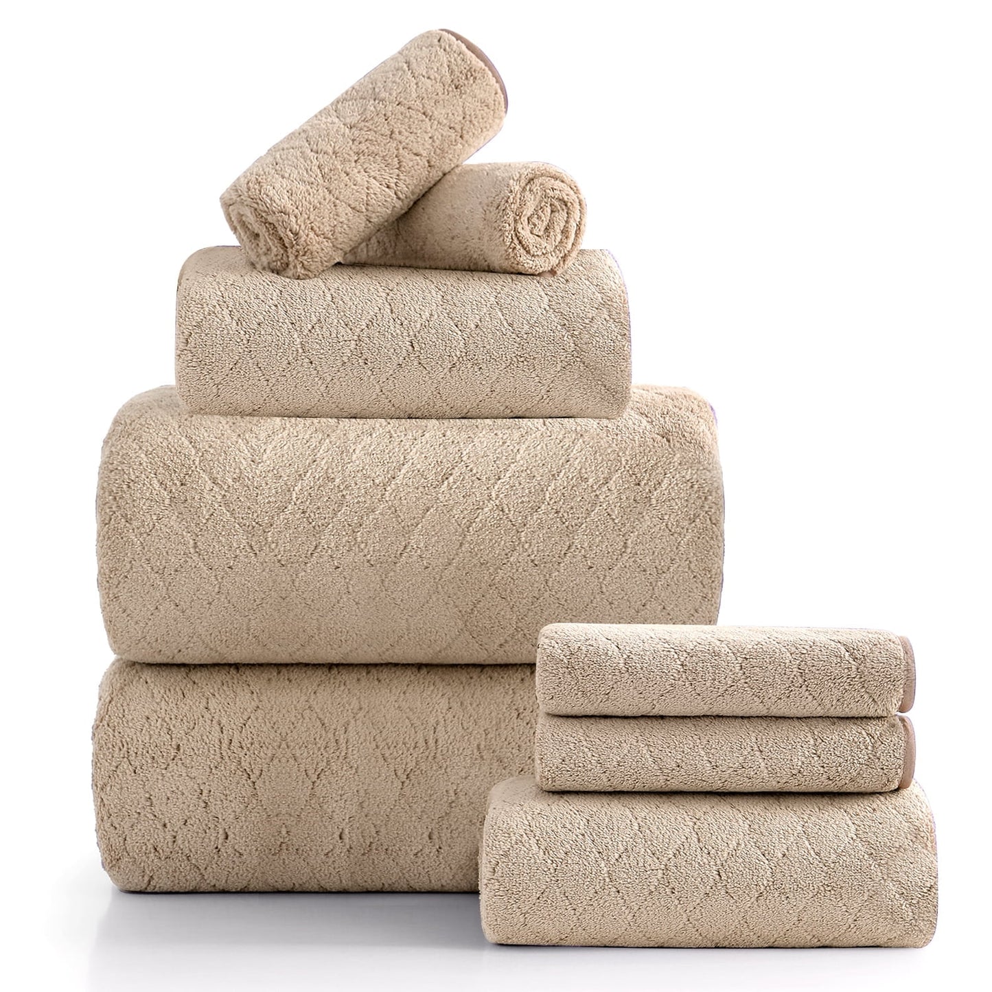 Beartech 8 Piece Bath Towel Set
