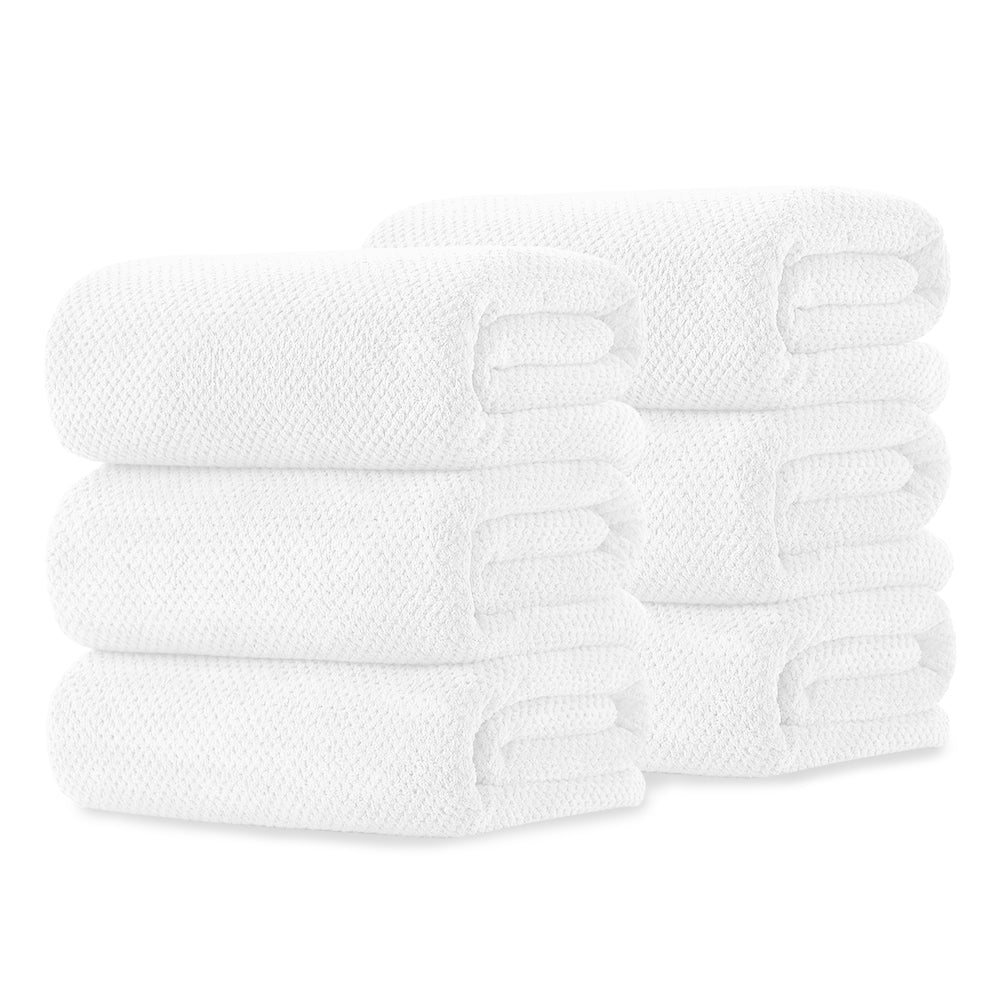 Kebury 6 Pack Bath Towels Set, 27"x55" Bath Sheets Towels Set For Adults, Mid-size Bathroom Towel Ultra Soft Microfiber Quick Dry Highly Absorbent Shower Towel Spa Hotel Use