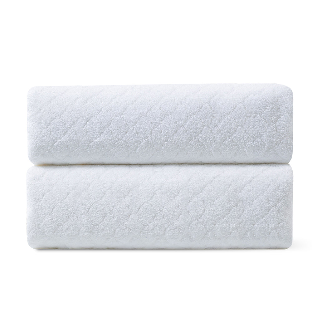 Kebury 2 Pack Bath Hand Towels 15"x31"Highly Absorbent Soft Quick Dry Towels for Bathroom Spa Face Towel Hotel Gym
