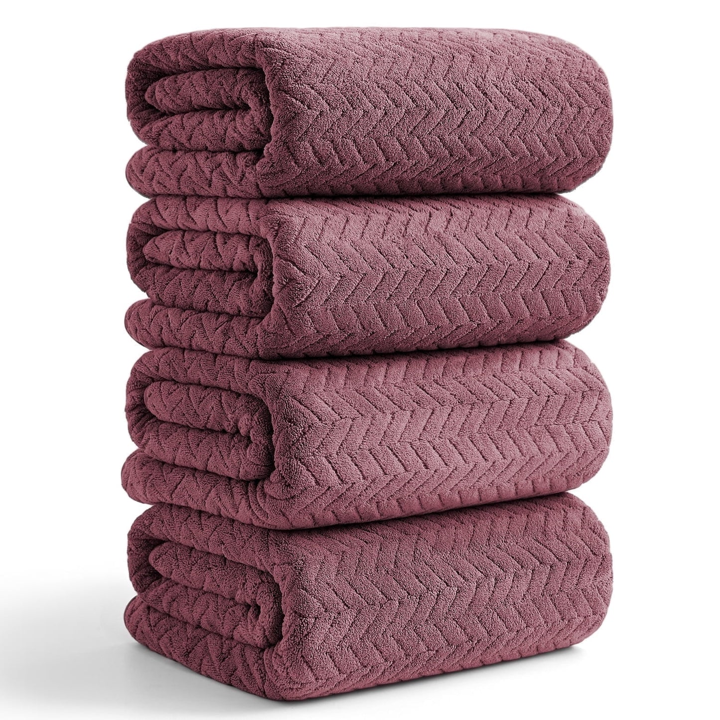 Beartech 4 Piece Microfiber Bath Towel Set